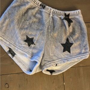 Kids Star Print Fleece Shorts